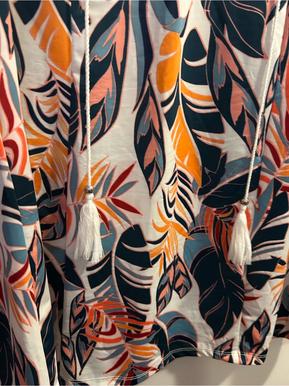 Tropical floral sleeveless mini dress - Picture 4 of 5